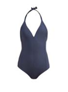 Matchesfashion.com Max Mara Beachwear - Aramis Swimsuit - Womens - Blue