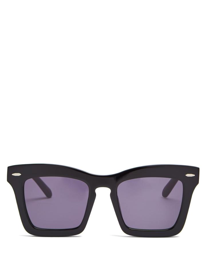 Karen Walker Eyewear Banks Squared-frame Acetate Sunglasses