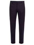 Matchesfashion.com Paul Smith - Classic Stretch Cotton Chino Trousers - Mens - Navy
