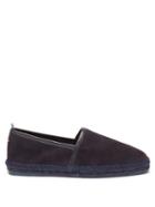Matchesfashion.com Castaer - Paul Whipstitched Suede Espadrilles - Mens - Navy