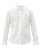 Matchesfashion.com Caruso - Patch-pocket Cotton-poplin Shirt - Mens - White