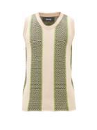 Ahluwalia - Textured-knit Merino Tank - Mens - Green
