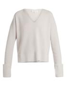 Helmut Lang Button-cuff Cotton And Wool-blend Sweater