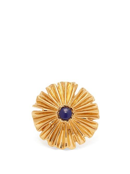 Matchesfashion.com Aurlie Bidermann - Sofia Flower Gold Plated Ring - Womens - Gold