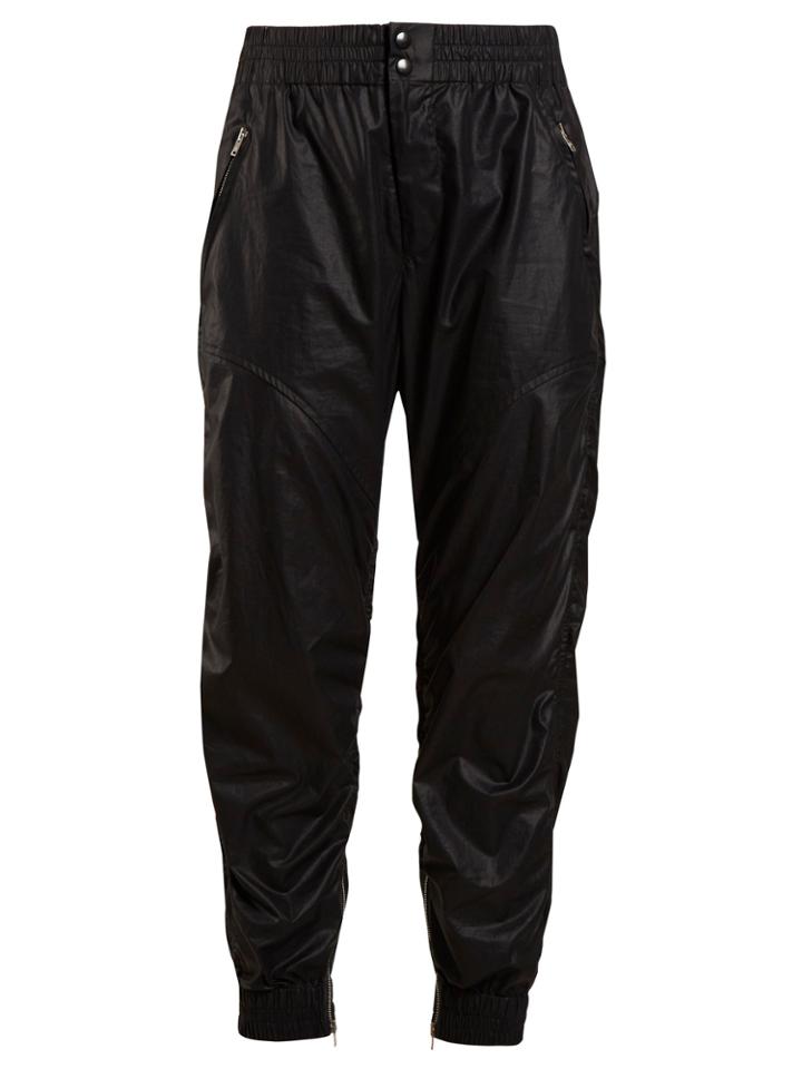 Isabel Marant Marston Mid-rise Cropped Trousers