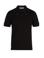 Givenchy Star-embroidered Cotton Polo Shirt