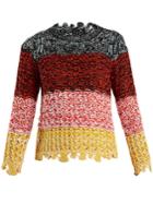 Sonia Rykiel Colour-block Textured-knit Sweater