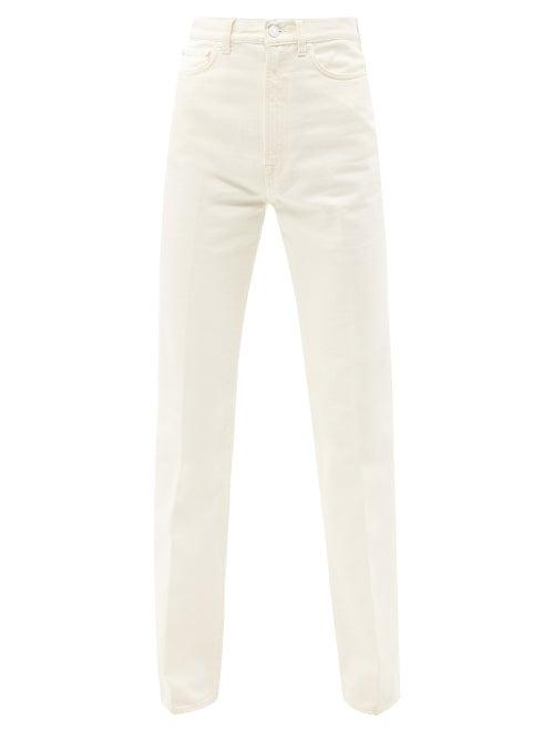 Made In Tomboy - Erica High-rise Straight-leg Jeans - Womens - Cream