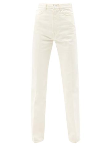 Made In Tomboy - Erica High-rise Straight-leg Jeans - Womens - Cream