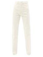 Made In Tomboy - Erica High-rise Straight-leg Jeans - Womens - Cream
