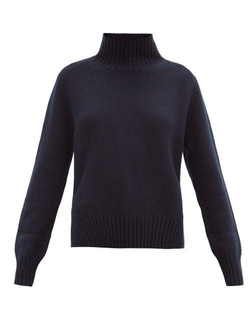 Matchesfashion.com S Max Mara - Rubino Sweater - Womens - Navy