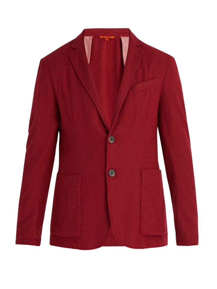 Barena Venezia Single-breasted Alpaca Blend Blazer