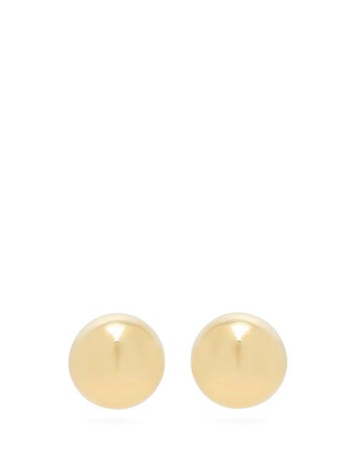 Matchesfashion.com Misho - Sunset Gold Plated Sterling Silver Stud Earrings - Womens - Gold