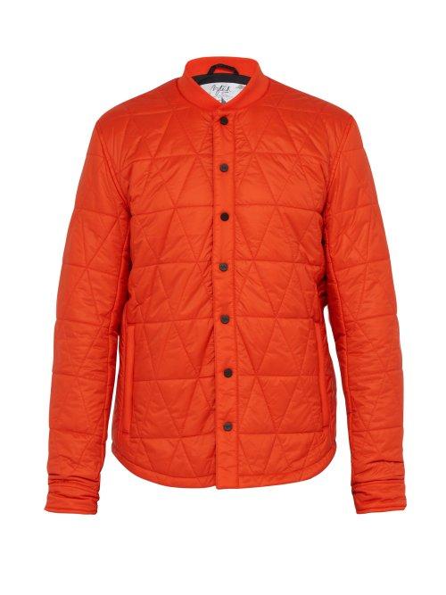 Matchesfashion.com Aztech Mountain - Corkscrew Quilted Jacket - Mens - Orange