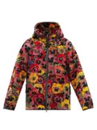 Loewe - Pansy-print Hooded Fleece Jacket - Mens - Multi