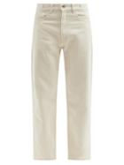Matchesfashion.com Ymc - Tearaway Slim-leg Jeans - Mens - Light Beige