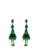Oscar De La Renta Embellished Tassel Drop Earrings