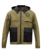 Fendi - X K-way Reversible Ff-logo Shell Hooded Jacket - Mens - Green