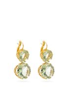 Matchesfashion.com Ileana Makri - Double Crown Amethyst & 18kt Gold Earrings - Womens - Green Gold