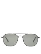 Matchesfashion.com Balenciaga - Aviator Metal Sunglasses - Mens - Black