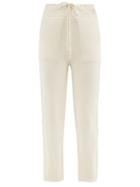 Les Tien - Cable-knit Cashmere Track Pants - Womens - Ivory