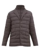 Matchesfashion.com Herno - La Giacca Quilted Down Jacket - Mens - Grey