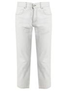Mm6 By Maison Margiela Distressed Mid-rise Straight-leg Jeans