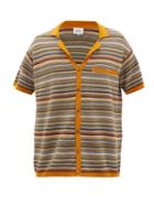 Matchesfashion.com Nanushka - Taro Striped Cotton-knit Shirt - Mens - Multi