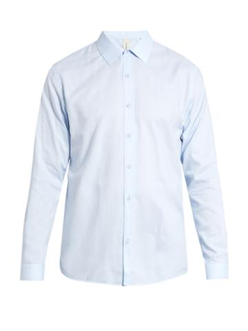 S0rensen Officer Button-cuff Cotton Oxford Shirt