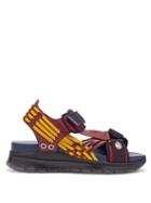 Matchesfashion.com Toga - Tri Colour Nylon Strap Sandals - Womens - Navy Multi