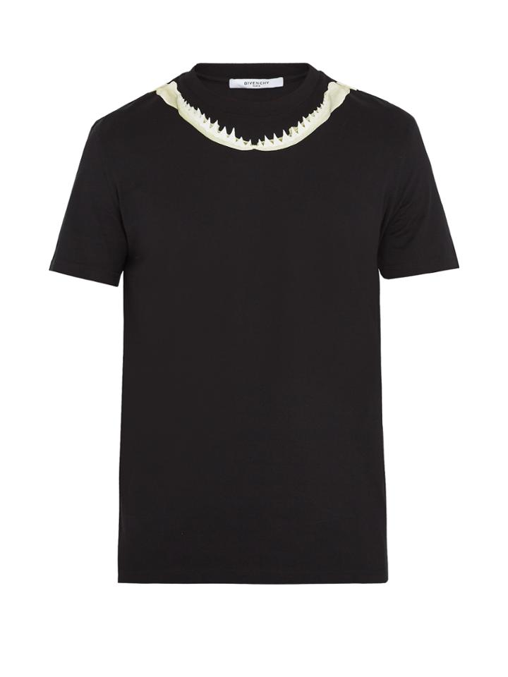 Givenchy Shark Jaw-print Cuban-fit T-shirt