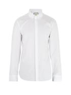 Gucci Text-embroidered Single-cuff Cotton-poplin Shirt