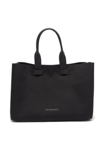 Mens Bags Troubadour - Adventure Leather-trim Tote Bag - Mens - Black