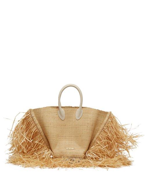 Matchesfashion.com Jacquemus - Le Baci Woven Basket Bag - Womens - Beige