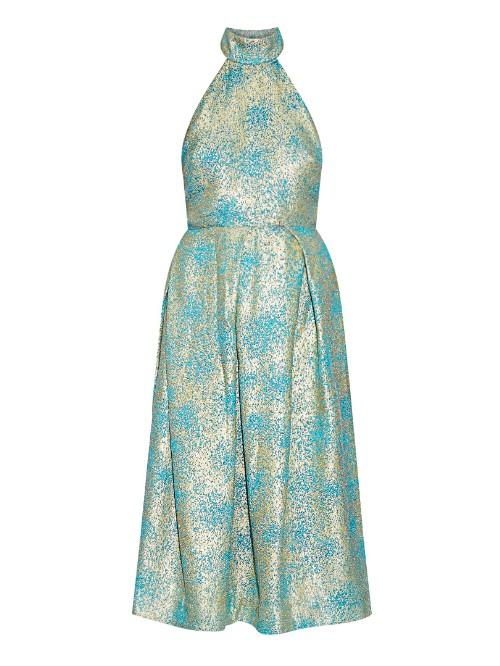 Zimmermann Fortune Goldrush Metallic Jacquard Dress