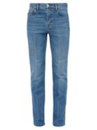 Matchesfashion.com Balenciaga - Pressed Stretch Cotton Jeans - Mens - Blue