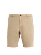 Faherty Mid-rise Straight-leg Stretch-cotton Shorts
