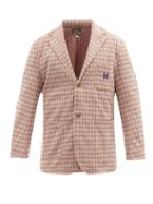 Needles - Butterfly-embroidered Jacquard Blazer - Mens - Pink