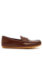 Matchesfashion.com Gucci - Kanye Leather Loafers - Mens - Brown