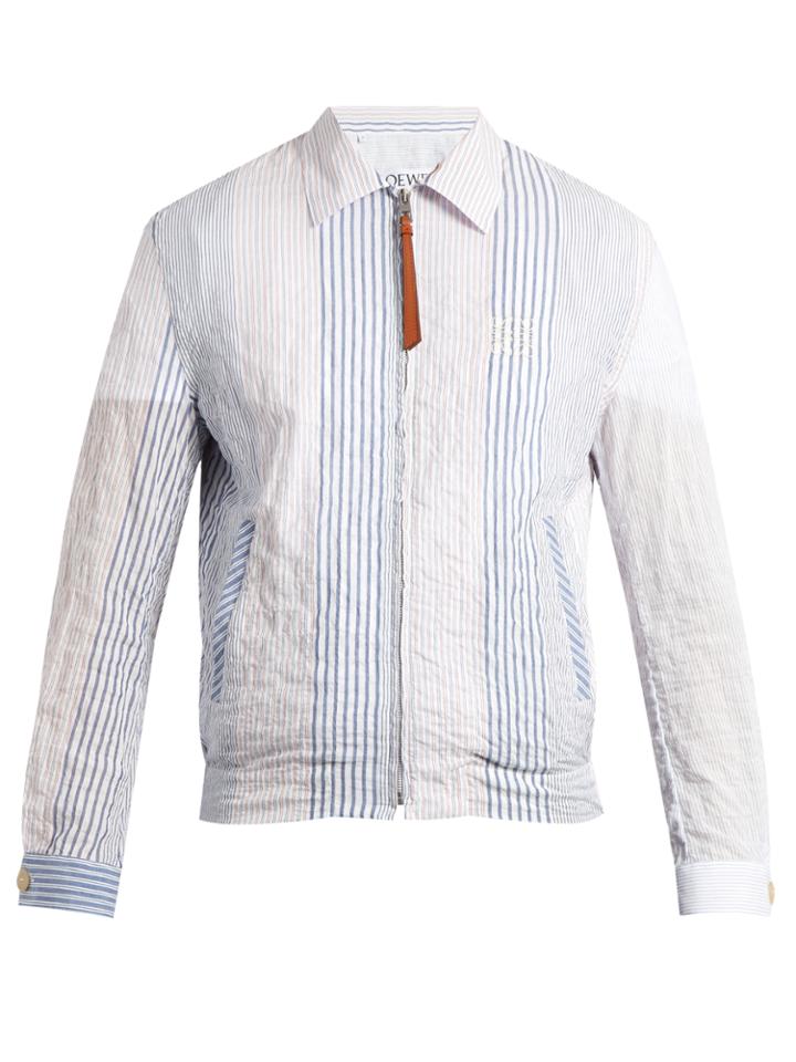 Loewe Striped Cotton Jacket