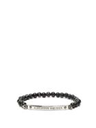 Matchesfashion.com Alexander Mcqueen - Skull And Beads Bracelet - Mens - Black