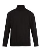 Matchesfashion.com Balenciaga - Roll Neck Wool Blend Sweater - Mens - Black