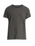 Longjourney Crew-neck Patch-pocket Cotton T-shirt