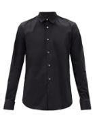 Matchesfashion.com Paul Smith - Cotton-blend Poplin Shirt - Mens - Black
