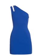 Versus Versace Button-detail One-shoulder Mini Dress