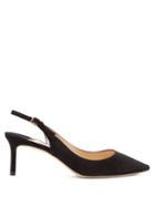 Matchesfashion.com Jimmy Choo - Erin 60 Slingback Suede Pumps - Womens - Black