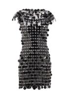 Matchesfashion.com Paco Rabanne - Pastille Cap-sleeve Chainmail Dress - Womens - Black