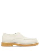 Matchesfashion.com The Row - Honore Creased-leather Derby Shoes - Womens - Cream
