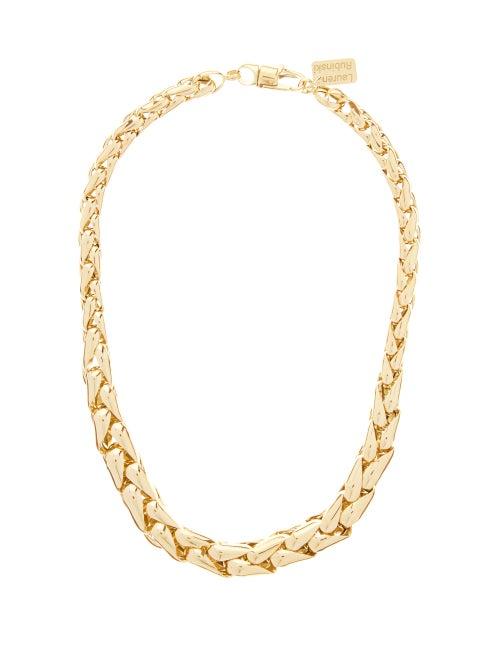 Matchesfashion.com Lauren Rubinski - Wheat-chain 14kt Gold Necklace - Womens - Gold