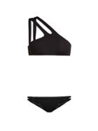Matchesfashion.com Melissa Odabash - St Lucia One Shoulder Bikini - Womens - Black